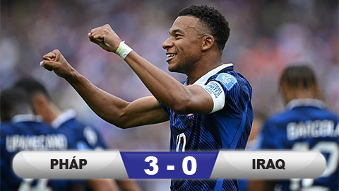 Pháp dễ dàng giành chiến thắng trước Iraq với màn trình diễn xuất sắc của Mbappe và Dembele tại World Cup 2026