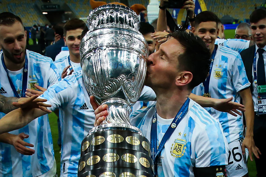 Messi đã 2 lần vô địch Nam Mỹ. Messi đã hai lần vô địch Copa America