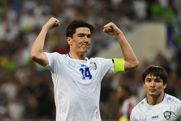 Shomurodov là một trong những ngôi sao lớn nhất của bóng đá châu Á. Eldor Shomurodov đại diện bóng đá Uzbekistan