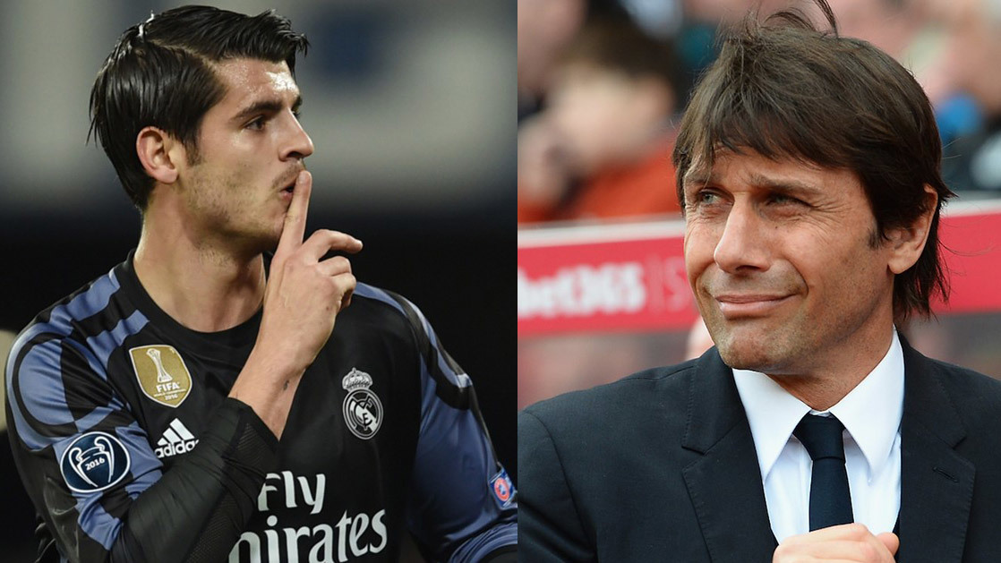 HLV Conte mê mẩn trước hiệu suất của Morata Conte và Morata