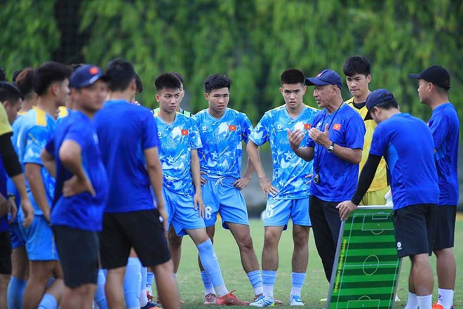 Đội tuyển U19 Việt Nam trên sân