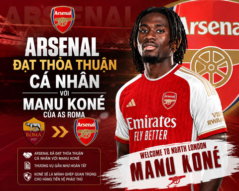 Arsenal đạt thỏa thuận cá nhân với Kone Arsenal đạt thỏa thuận cá nhân với Kone