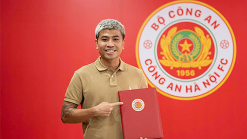 Công an Hà Nội bất ngờ chiêu mộ tiền đạo Đinh Thanh Bình từ đội tuyển Việt Nam