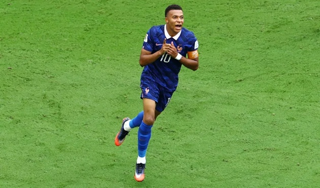 Mbappe có lần thứ 2 liên tiếp giành giải vua phá lưới World Cup Mbappe ăn mừng bàn thắng tại World Cup 2026