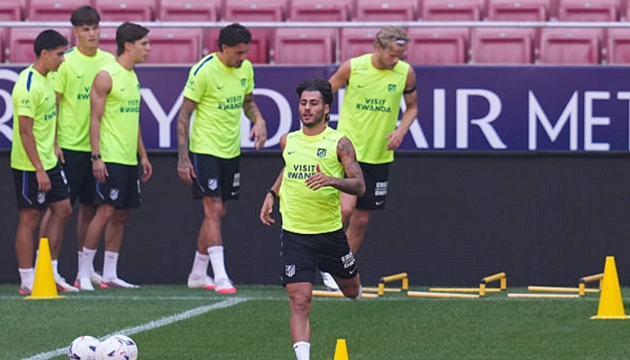 Atletico Madrid tập luyện trước thềm trận mở màn La Liga 2026/27 Atletico Madrid tập luyện trước thềm trận mở màn La Liga