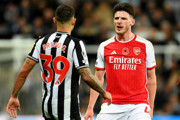 Bruno Guimaraes giải pháp hoàn hảo cho bài toán Declan Rice tại Arsenal